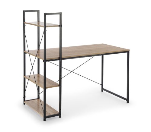  Halmar Narvik B1 Schreibtisch mit Regal 120 x 64 x 120 cm Sonoma-Eiche
