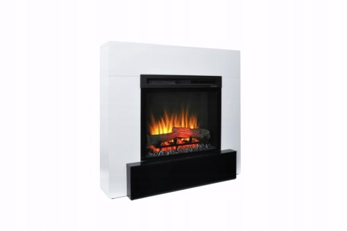 Freistehender Kamin mit Heizfunktion Dimplex weiß 1400 W 94,5 x 90 x 29 cm
