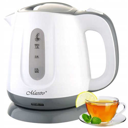  Maestro MR-013 Wasserkocher 1100 W 1 l weiß
