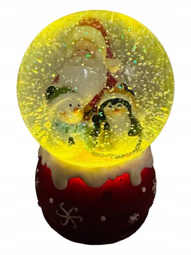 Dekorative Figuren und Skulpturen für zu Hause Weihnachts-Schneekugel für Zuhause, tolle Sammlung, wunderbar (XL) SANTA SNOWMAN wunderbar