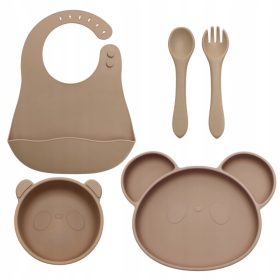  5× Gigi Kids Set, beiges Silikon