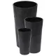  Blumentopf Lamela 14 cm x 14 x 26 cm Durchmesser 14 cm Kunststoff schwarz + 2 weitere Produkte