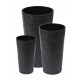  Lamela Blumentopf 19 cm x 19 x 36 cm Durchmesser 19 cm Kunststoff schwarz + 2 weitere Produkte