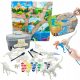  Dinosaurier zum Malen, großes künstlerisches Set, Figuren, Koffer, Matte