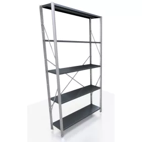 Lagerregal aus Metall 200 x 95 x 30 cm