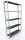 Lagerregal aus Metall 200 x 95 x 30 cm