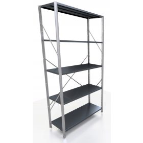 Lagerregal aus Metall 200 x 95 x 40 cm