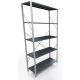 Lagerregal aus Metall 200 x 95 x 40 cm