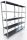 Lagerregal aus Metall 200 x 185 x 40 cm