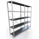 Lagerregal aus Metall 200 x 185 x 40 cm
