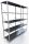 Lagerregal aus Metall 200 x 185 x 50 cm