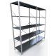 Lagerregal aus Metall 200 x 185 x 50 cm