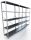 Lagerregal aus Metall 200 x 275 x 40 cm