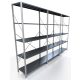 Lagerregal aus Metall 200 x 275 x 40 cm