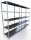 Lagerregal aus Metall 200 x 275 x 50 cm
