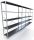 Lagerregal aus Metall 200 x 380 x 40 cm