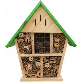  Großes Holzhaus für rote Mauerbienen und Nützlinge