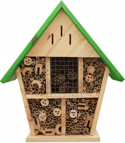  Großes Holzhaus für rote Mauerbienen und Nützlinge