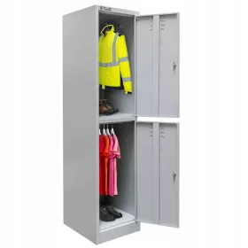   Mega-M Arbeitsschutz-Kleiderschrank, zweitürig, 180 cm x 40 cm
