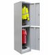 Mega-M Arbeitsschutz-Kleiderschrank, zweitürig, 180 cm x 40 cm