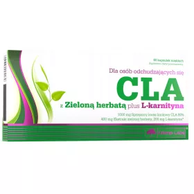   OLIMP CLA mit Grünem Tee + L-Karnitin 60 Kapseln - Effektive Unterstützung beim Abnehmen