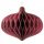  Wabenförmige Papierkugel – oval, 16 x 15 cm