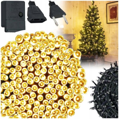  WEIHNACHTSBAUMLEUCHTEN 500 LED Warmweiß | Weihnachtsbeleuchtung IN/OUT 8-Modus