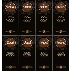   Wawel Premium 100% Kakao Extra Bitter Schokolade, 8x 80g Packung