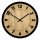 Uhr für zu Hause Wooden Story Wanduhr, Beige, Schwarz, Creme, Brauntöne, 32 cm
