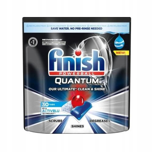  Finish Quantum Ultimate ActivBlu Spülmaschinenkapseln, 30 Stück
