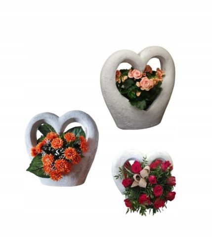 Töpfe und Pflanzgefäße für den Außenbereich und den Garten Blumentopf 43 cm x 17 x 41 cm Weißbeton, Graphit