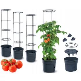   BLUMENTOPF 153 cm x 39,2 x 31,5 cm Durchmesser 39,2 cm Kunststoff schwarz