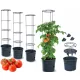 BLUMENTOPF 153 cm x 39,2 x 31,5 cm Durchmesser 39,2 cm Kunststoff schwarz