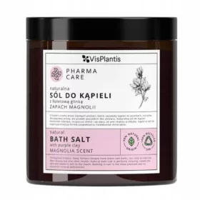    Badesalz mit violetter Tonerde mit Magnolienduft 800 g Vis Plantis