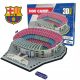  3D-PUZZLE FC BARCELONA FUSSBALLSTADION CAMP NOU LA LIGA MESSI GROSS 69 Teile.