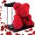 ROSENBÄR MIT ROSEN XXL EWIGE ROSE GROßE 30CM ROSENBLÄTTER VALENTINSTAG GESCHENK