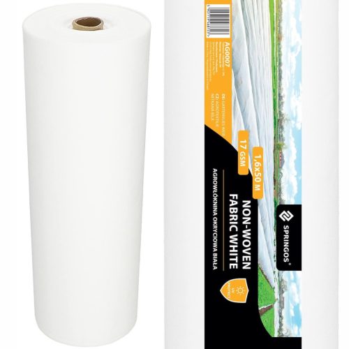  AG0007 AGRO VLIESBEZUG WEISS 17 GSM 1,6 x 50 M