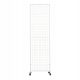 Gitter, Ständer, Premium-Display auf Rollen. 60 x 200. Weiß