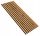 Lamellen auf einem Brett 275x46 dekoratives Wandpaneel EICHE handwerklich gold