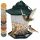 Boxen (Häuser) und Vogelhäuschen Hängender Vogelfutterspender aus Kunststoff für Futter und Sonnenblumen für Vögel