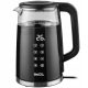  EMAVO Wasserkocher Wasserkocher mit Temperaturregelung 2200 W 1,7 l Schwarz