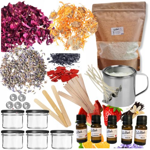  MEGA-KIT zum Selbermachen von Kerzen zu Hause. Geschenk für KINDERWEIHNACHTEN