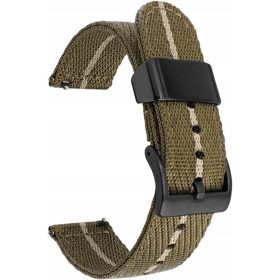  Premium-Canvas-Uhrenarmband 22 mm C16B #255 b/b