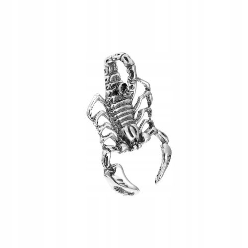  Anhänger aus pr925-Silber, oxidiert, großer Skorpion