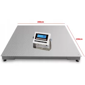 Bielskie Wagi Plattformwaage 3000 kg x 1000 g