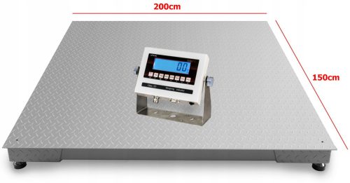 Bielskie Wagi Plattformwaage 3000 kg x 1000 g