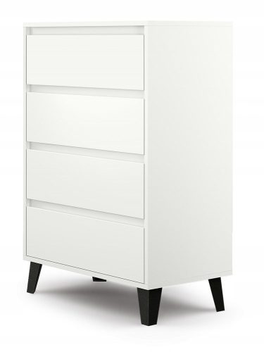 TopEshop Scandi 4S Kommode 70 x 39 x 99,5 cm weiß weiß