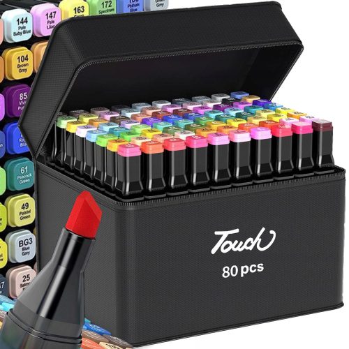  Marker DOPPELSEITIGE ALKOHOLMARKER SET à 80 Stück.