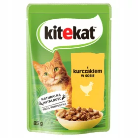  KITEKAT Beutel 85g für Katzen, Huhn in Soße