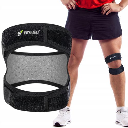  Fit4Med Kniebandage PATELLA BAND, Unterstützung bei Überlastung – Universalgröße